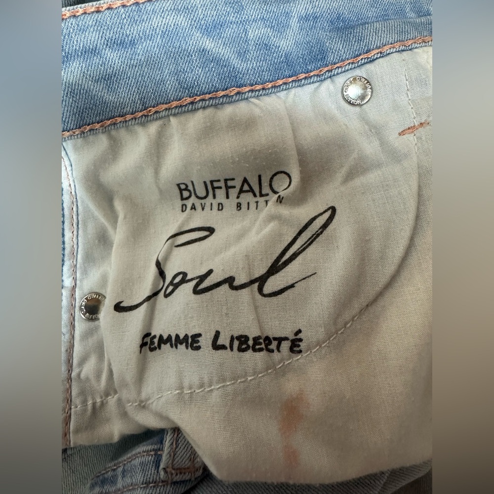 Buffalo By David Bitton Soul Jeans Mid Rise Straight Leg 28 - Picture 7 of 7